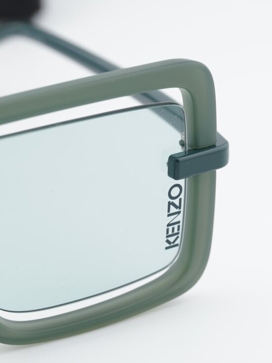 Kenzo KZ40049U 94N Square Sunglasses - Green main image 5